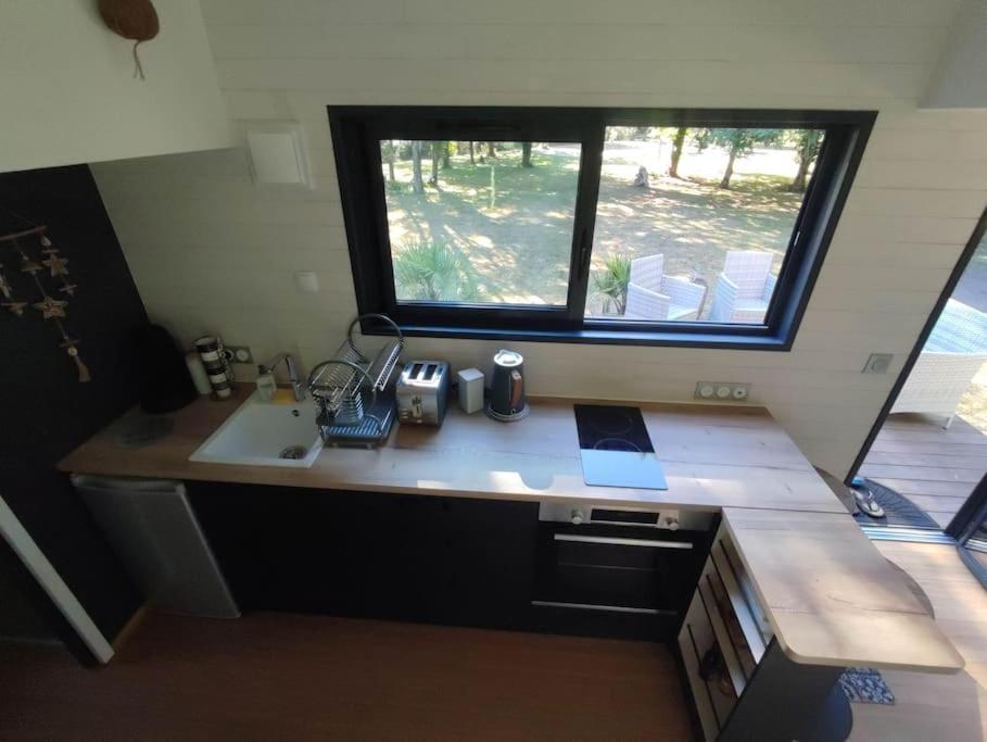 הוילה Gaillan-en-Médoc Tiny House Chez Caroline מראה חיצוני תמונה